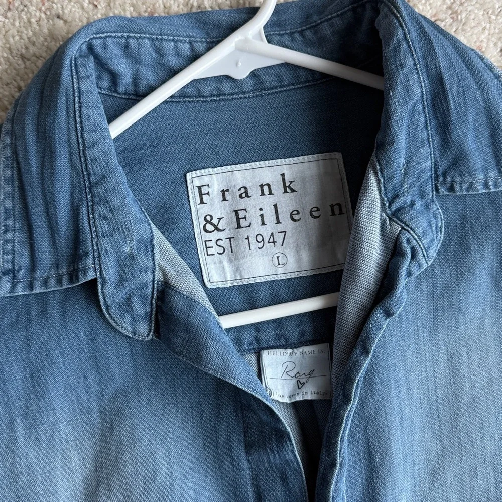 FRANK & EILEEN Rory Famous Denim Shirtdress - Picture 9 of 16